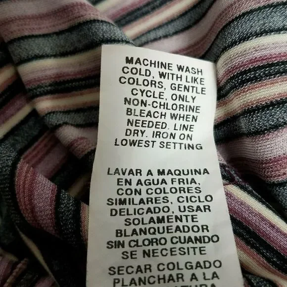 MY Michelle Multicolor Striped Dress Size Large - Picture 7 of 8